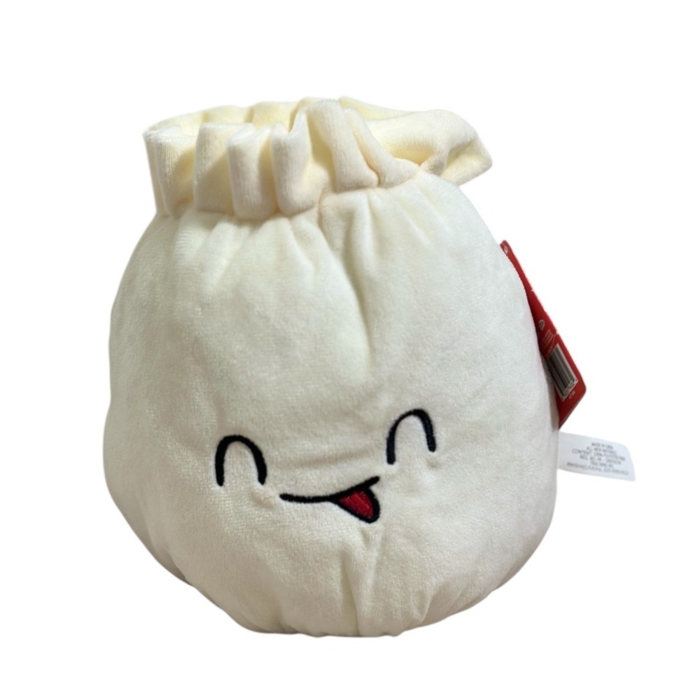 Grafix Dave the Dumpling Plush Cream Yellow‎ Dim Sum Food Stuffed Plushy Toy NWT